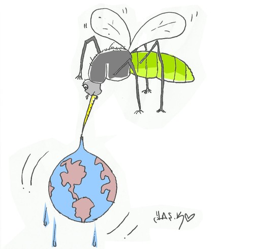 Cartoon: zika (medium) by yasar kemal turan tagged zika