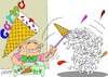 Cartoon: bad game (small) by yasar kemal turan tagged bad,game