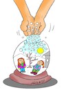 Cartoon: balance (small) by yasar kemal turan tagged balance