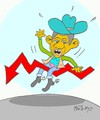 Cartoon: rodeo (small) by yasar kemal turan tagged rodeo,crisis,finance,economy,america,us,flag,cowboyhorse,barak,obama