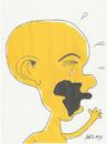 Cartoon: cry (small) by yasar kemal turan tagged cry,succor,please,africa