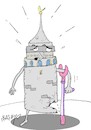 Cartoon: Galata Kulesi (small) by yasar kemal turan tagged galata,kulesi