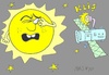 Cartoon: glare (small) by yasar kemal turan tagged glare,sun,camera,satellite