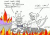 Cartoon: hell (small) by yasar kemal turan tagged hell