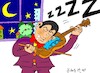 Cartoon: last symphony (small) by yasar kemal turan tagged last,symphony
