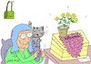 Cartoon: my dear grandma (small) by yasar kemal turan tagged my,dear,grandma