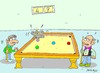 Cartoon: nest (small) by yasar kemal turan tagged nest,billiards,mouse