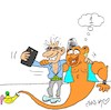 Cartoon: one (small) by yasar kemal turan tagged one