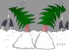 Cartoon: our soldiers froze (small) by yasar kemal turan tagged our,soldiers,froze