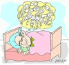 Cartoon: politician dream (small) by yasar kemal turan tagged politician,dream,microphone,liar