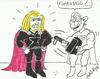 Cartoon: T H O R (small) by yasar kemal turan tagged fantastic,süpermen,hero