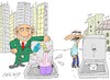 Cartoon: two fountains (small) by yasar kemal turan tagged two,fountains