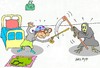 Cartoon: unwanted guests in (small) by yasar kemal turan tagged unwanted,guests,in