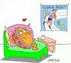 Cartoon: Usain Bolt-love (small) by yasar kemal turan tagged usain bolt