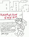Cartoon: wall posts (small) by yasar kemal turan tagged wall,posts