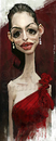 Cartoon: Anne Hathaway by Jeff Stahl (small) by Jeff Stahl tagged anne,hathaway,actress,hollywood,star,caricature,illustration,jeff,stahl,lips,eyes,glamour,red