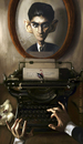 Cartoon: Franz Kafka (small) by Jeff Stahl tagged franz kafka literature caricature illustration writer jeff stahl freelance