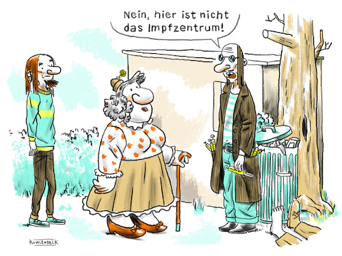 Cartoon: Impfzentrum (medium) by Thomas Kuhlenbeck tagged impfung,impfen,impfzentrum,impfstart,corona,dealer,junkie,heroin,droge,drogen,senior,senioren,seniorin,ablauf,überforderung,überfordert,impfung,impfen,impfzentrum,impfstart,corona,dealer,junkie,heroin,droge,drogen,senior,senioren,seniorin,ablauf,überforderung,überfordert