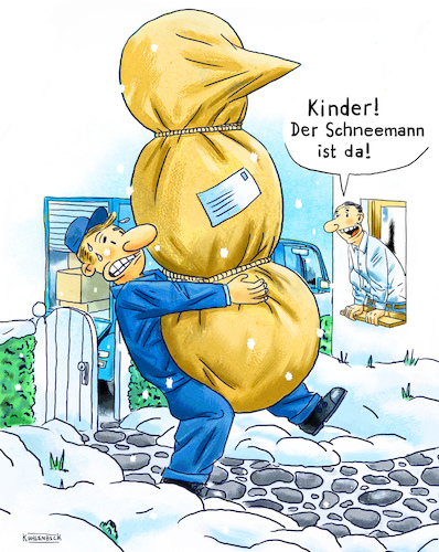 Cartoon: Schneemann Lieferung (medium) by Thomas Kuhlenbeck tagged schnee,schneemann,lieferung,lieferdienst,online,bestellung,onlinehandel,lieferant,schnee,schneemann,lieferung,lieferdienst,online,bestellung,onlinehandel,lieferant