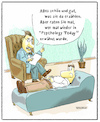 Cartoon: Psychiater (small) by Thomas Kuhlenbeck tagged therapie,psychologie,medizin,wissenschaft,sitzung,therapiesitzung,psychologe,psychiater,patient,couch,sofa