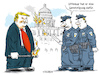 Cartoon: Trumps Freispruch. (small) by Thomas Kuhlenbeck tagged trump,freispruch,impeachment,capitol,erstürmung,besetzung,brand,polizei,brandstiftung