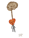 Cartoon: assaination (small) by karunakar tagged heart,brain