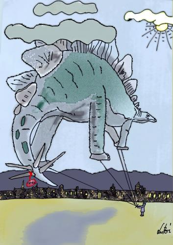 Cartoon: Drache zum zweiten (medium) by Lutz-i tagged drachenfest,zum,zweiten