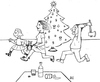 Cartoon: Christmas fun (small) by Jani The Rock tagged christmas,finland,alcohol,family,axe,murder