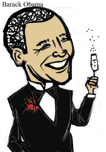 Cartoon: Obama4all (medium) by Jollustration tagged usa