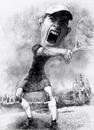 Cartoon: Andy Murray (small) by AudreyD tagged andy murray tennis caricature sport champion audrey dugan art