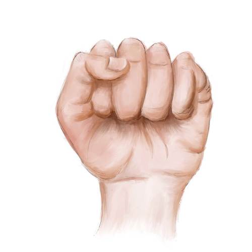 Cartoon: Kraft (medium) by alesza tagged fist,strength,hand,power,strong,painting,illustration,finger