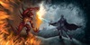 Cartoon: Heroes of the storm (small) by alesza tagged heroes of the storm diablo arthas lichking blizzard contest entry unikatdesign digital painting drawing fanart fan art