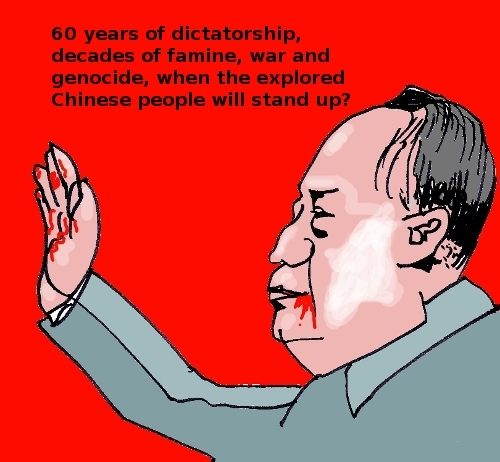 Cartoon: Mao Tse Tung (medium) by Fusca tagged regimes,criminal,exploration,people,dictatorship