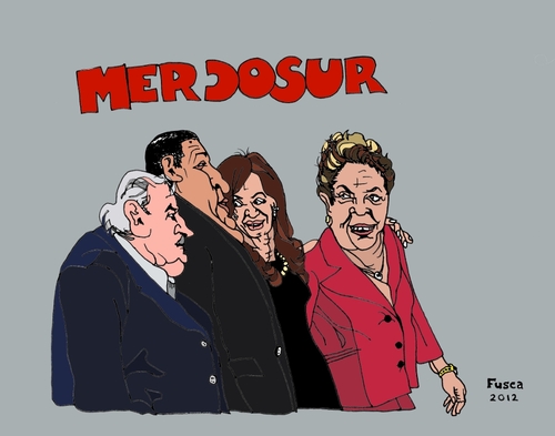 Cartoon: Merdosul (medium) by Fusca tagged corruption,bolivarian,imperialism