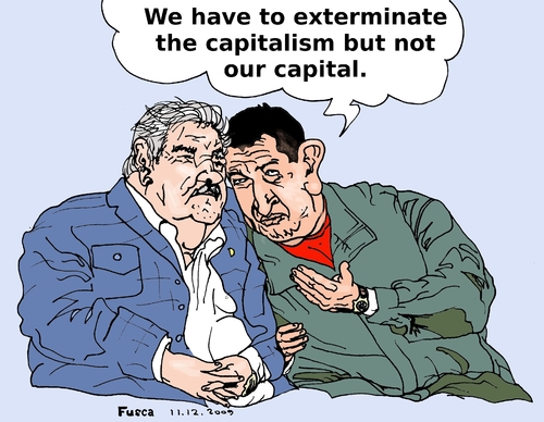 Cartoon: Politicians (medium) by Fusca tagged politicians,and,lords,kings,brazilian,socialism,bolivarian,corruption