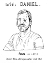 Cartoon: Daniel Piza 41 years old (small) by Fusca tagged culture,independent,journalism,literature,loss