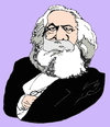 Cartoon: Karl Marx (small) by Fusca tagged marxism grouxo maxxx
