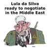 Cartoon: Lula appointed to negotiate (small) by Fusca tagged dictators solidarity tyrants help terror
