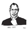 Cartoon: Steve Jobs (small) by Fusca tagged steve,jobs,lula,comparisons