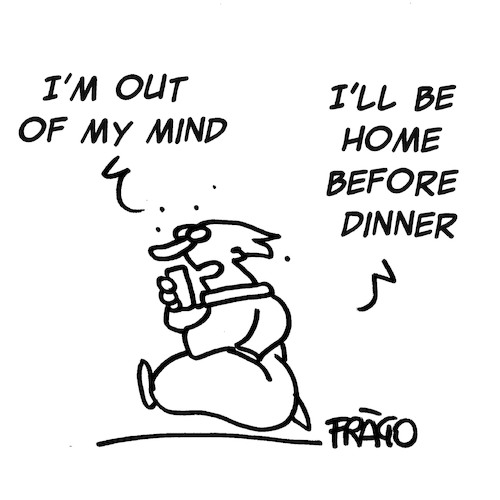 Cartoon: Out of mind (medium) by fragocomics tagged out,of,mind,out,of,mind