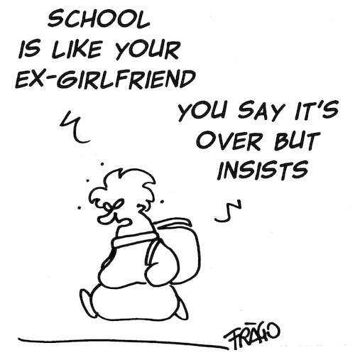 Cartoon: school (medium) by fragocomics tagged school,education,educational,school,education,educational