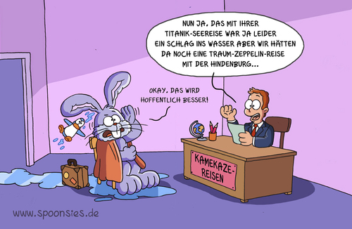 Cartoon: reisebuero (medium) by ChristianP tagged reisebuero