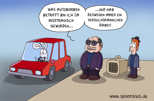 Cartoon: Versuchskaninchen (medium) by ChristianP tagged versuchskaninchen