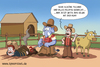 Cartoon: cowboytraining (small) by ChristianP tagged cowboytraining