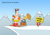 Cartoon: Masochistenskifahrer (small) by ChristianP tagged masochist,skifahrer