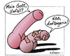 Cartoon: Aller Anfang ist schwer (small) by rpeter tagged penis,glied,unfall,anfänger,sex
