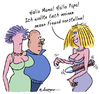 Cartoon: Der neue Freund (small) by rpeter tagged mann frau vibrator freund liebe sex
