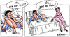 Cartoon: Ehrliche Antwort (small) by rpeter tagged mann,frau,liebe,bett,nackt,sex,sexy