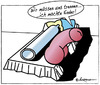 Cartoon: Kinderwunsch (small) by rpeter tagged kinder,kinderwunsch,bett,condom,penis,verhütung