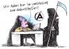 Cartoon: Neulich bei der Arbeitsagentur (small) by rpeter tagged arbeitsamt tod